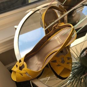 Stuart Weitzman peep-toe heels. Size 7.5